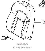 Cushion assy,driver seat backrest