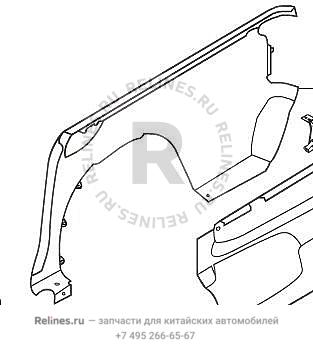 Панель кузова боковая правая