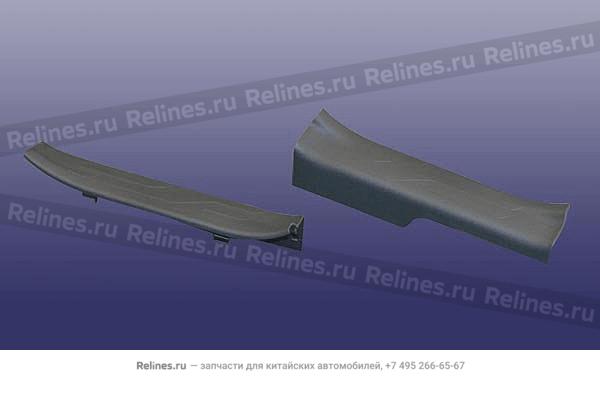 Накладка порога задняя правая - T21-***340