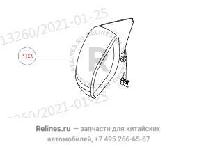 Зеркало боковое левое в сборе - 82021***W03A