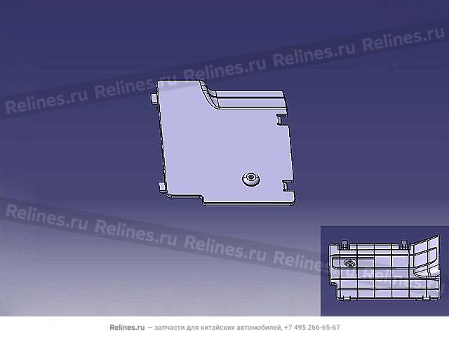 Mid fuse box cover plate body