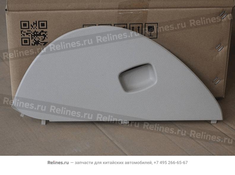 Left end cover plate assy.,dash board(beige) - 101803***00490