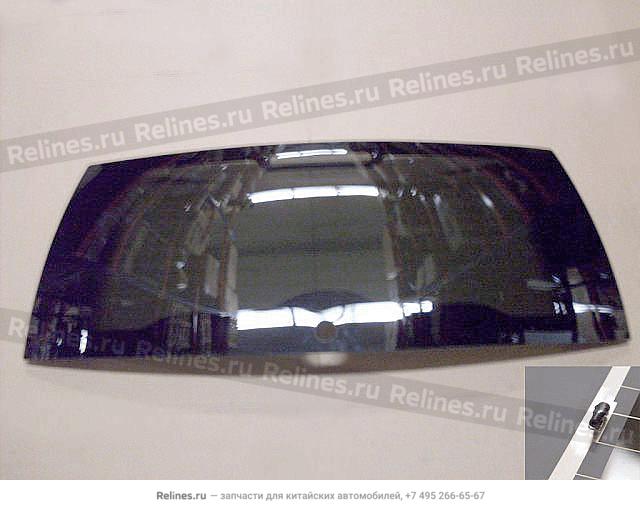 Tail door glass assy(gray w/ece mark)