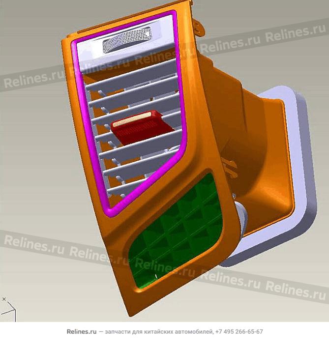 Right vent assy.