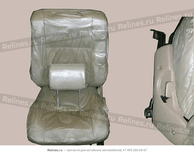 FR seat assy LH(03 light coff leather) - 680001***0-0314