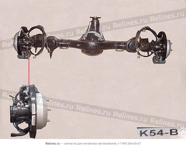 RR axle assy - 24000***54-B1