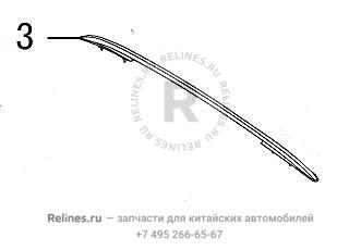 Балка рейлинга левая