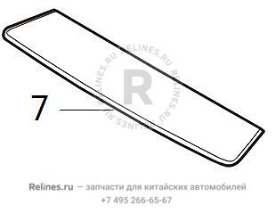 Накладка декоративная заднего бампера - 28041***00XA