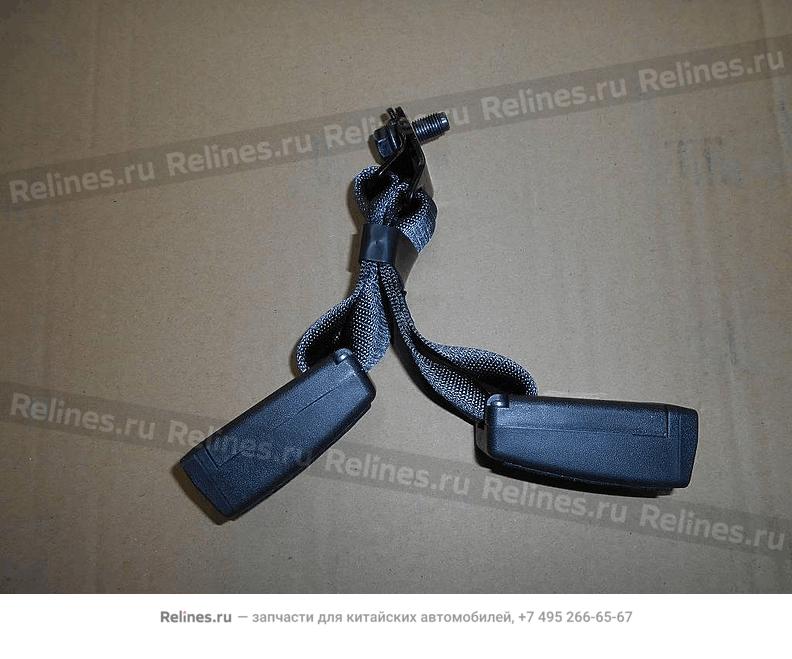 Safety belt buckle assy,middle and right