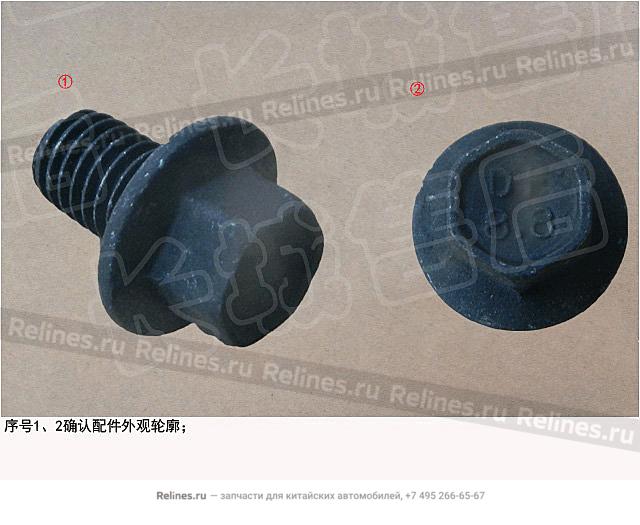 Hex flange bolt