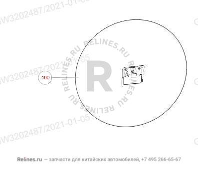 Крышка запасного колеса
