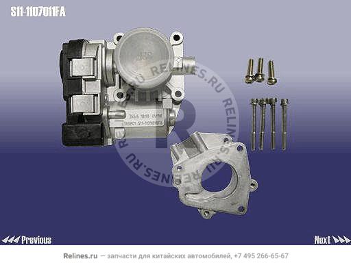 Блок дроссельной заслонки в сборе