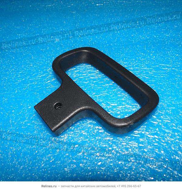 Recliner handle-seat track