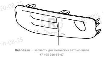 Накладка декоративная противотуманной фары передней левой