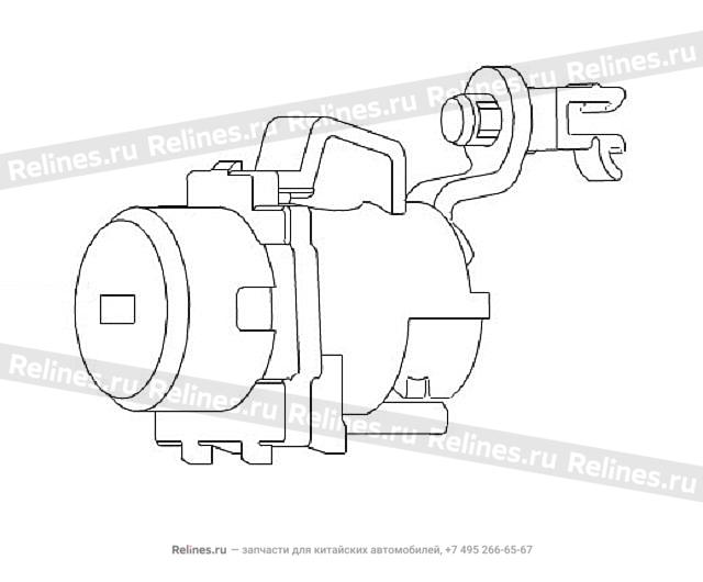 Front door lock cylinder assy LH - 36087***V08A