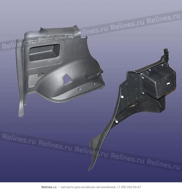 Панель багажника нижняя левая (T11FL2 dark interior) - T11-5***90PB