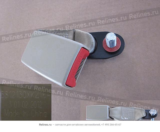 Buckle seat belt RR LH - 58121***Z16A