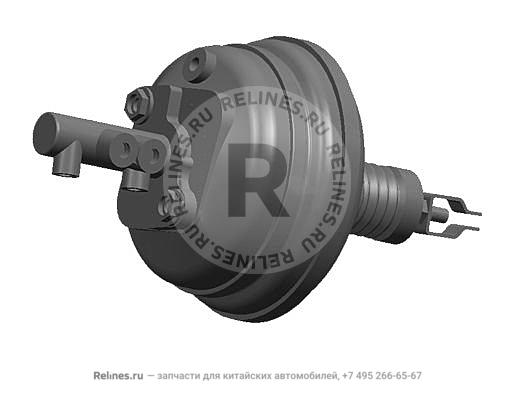 Цилиндр тормозной главный в сборе (с ваккумным усилителем)