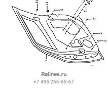 Дверь задняя правая