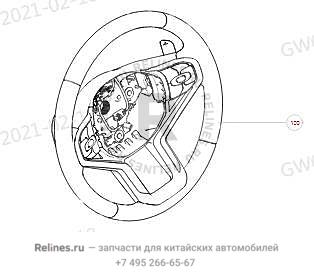 Колесо рулевое - 340212***01AS5