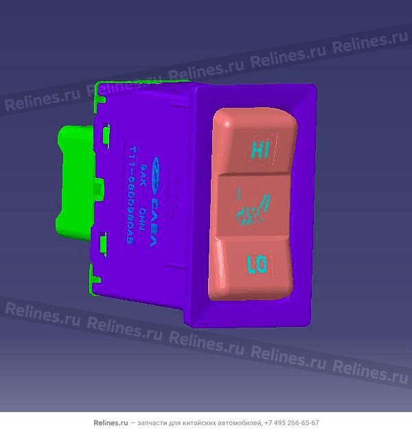 Heating switch-seat LH