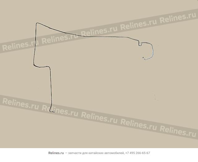 Трубка тормозная центральная регулятора давления тормозов F1 - 35061***00-B1