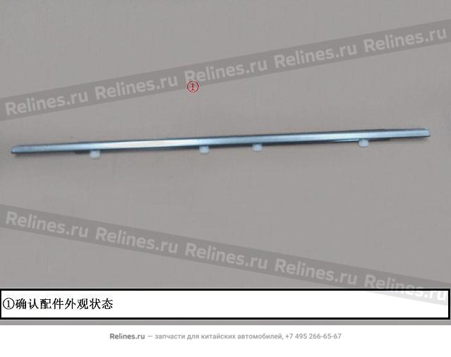 Rear door exterior weather strip RH