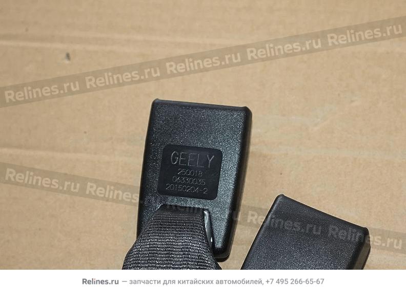 Assy,RR seat belt buckle