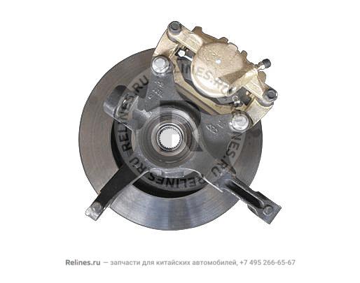 FR steering joint RH assy&disc brake assy