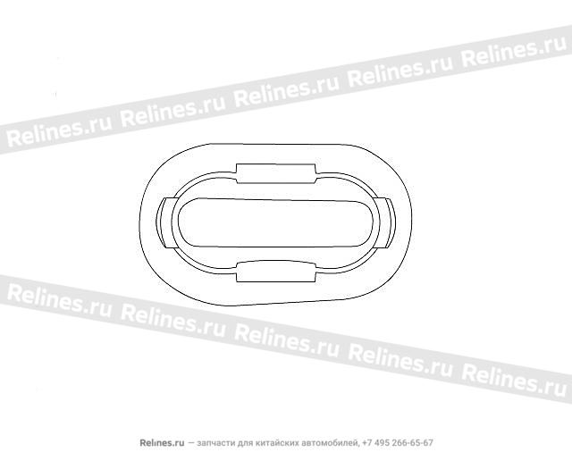 Trim cover-rr door children lock - 62051***08XA