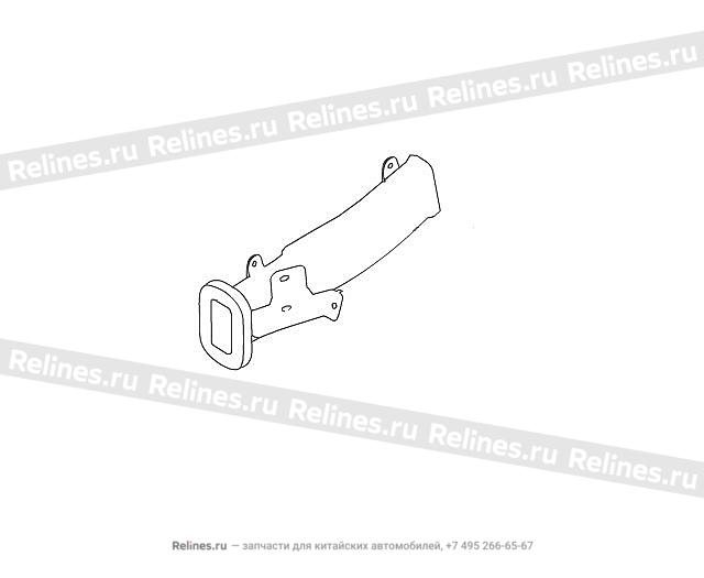 RR transition air duct no.2 assy