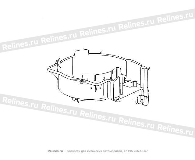 LWR housing-blower K2 type - 8104***P50