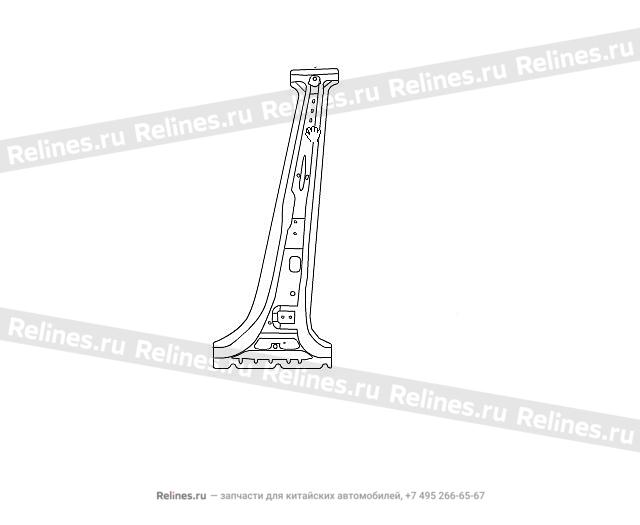 Reinf plate-b pillar LH