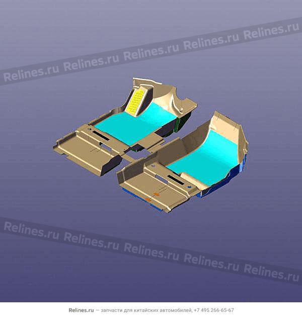 Покрытие пола переднее T1DPHEV/T18