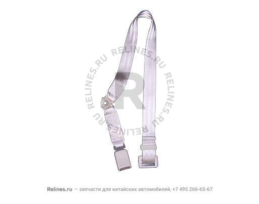 Intermediate safety belt assy