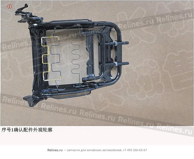 Backrest frame assy,FR passenger seat - 69011***Y00A