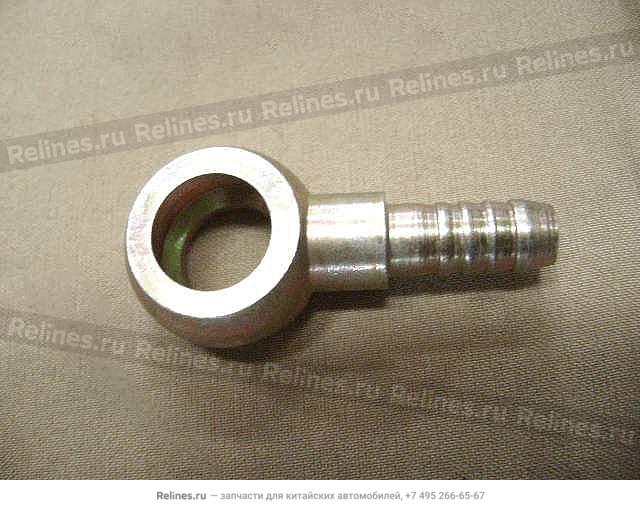 Fuel return pipe joint-injection pump