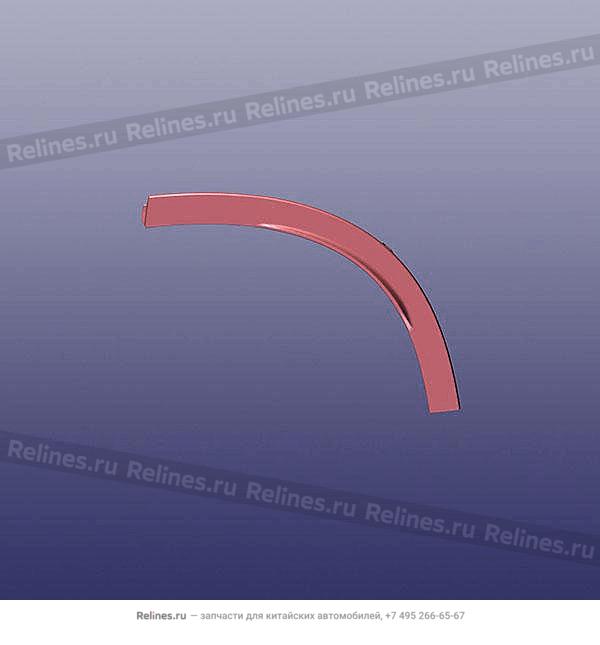 Расширитель арки крыла заднего левого T19C с выступом