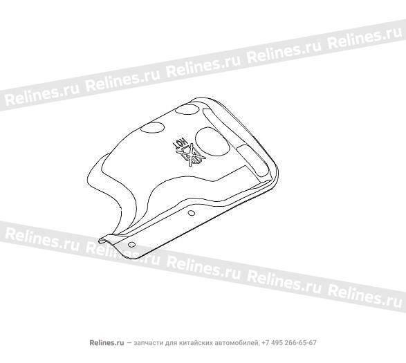 Heat shield sub assy supercharger - 1008***EG71