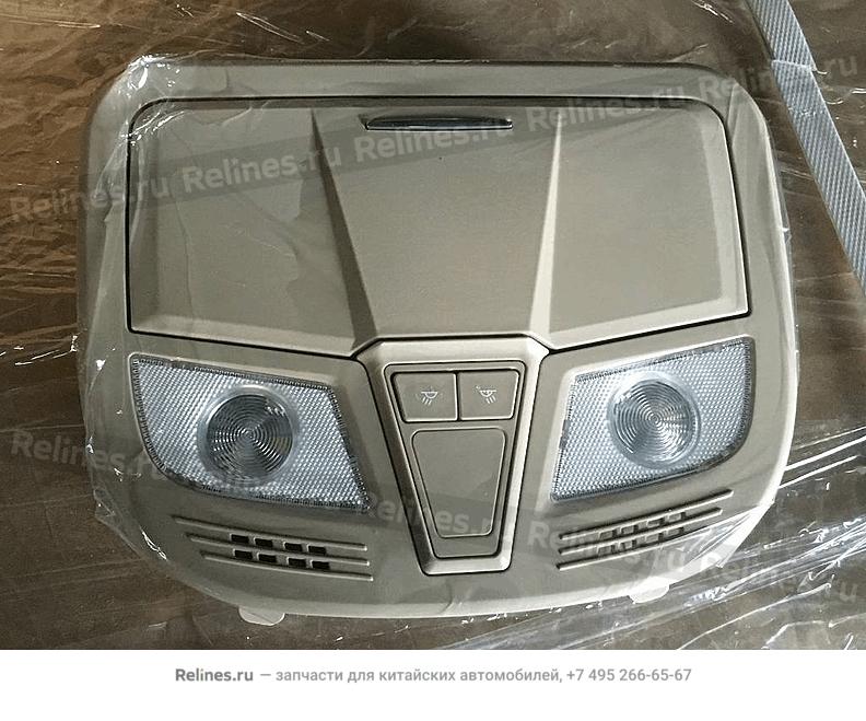 Front reading lamp.(w/o sunroof,single microphone) - 101703***00490