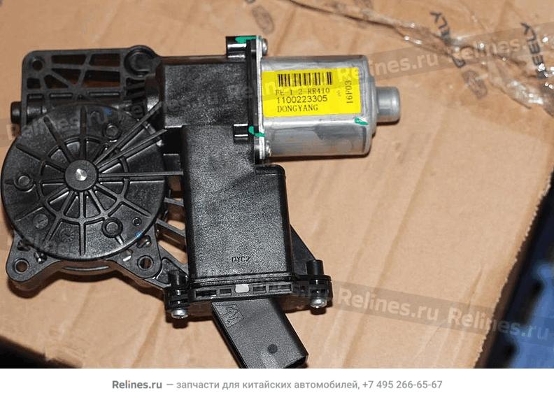 RR glass regulator motor assy.(eletric+anti-clip)