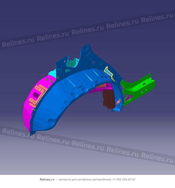 RR wheel arch-rh