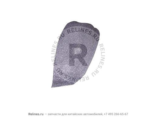 Carpet-rr wheel cover LH