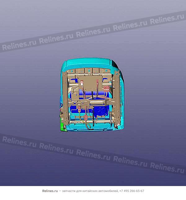 Переднее сиденье левое с пряжкой T1D - 40200***AAABN