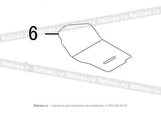 FR footrest assy RH - 510952***09BE3