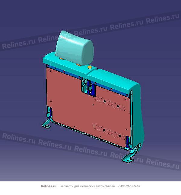 Backrest-rr seat LH