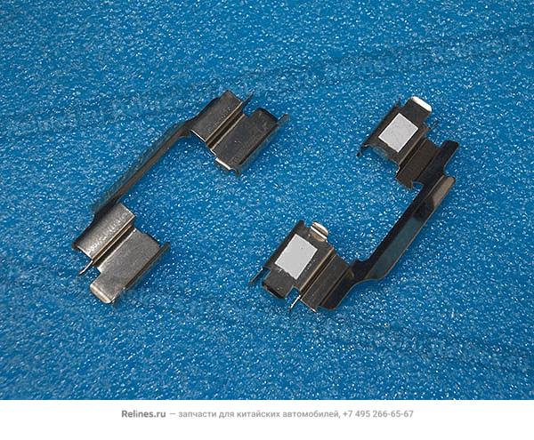 Spring-brake pad