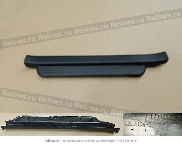 Clamp plate-fr doorsill LH - 54021***08XA