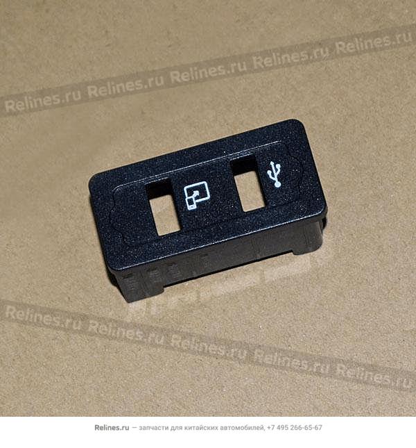 Розетка USB aux T18/T19/T1A/T1E/T1D/T1C/M36T/M32TFL - J68-***015