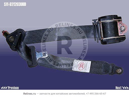 Safty belt assy - RR seat LH